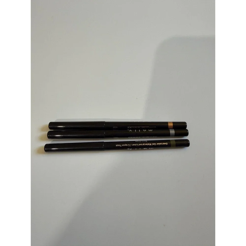 Mally Evercolor Gel Waterproof Liner Trio Deep Sage Gold Glimmer Sterling 0.01oz